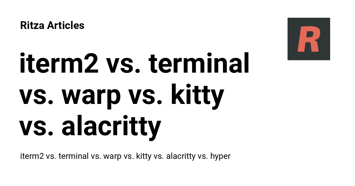 alacritty vs kitty